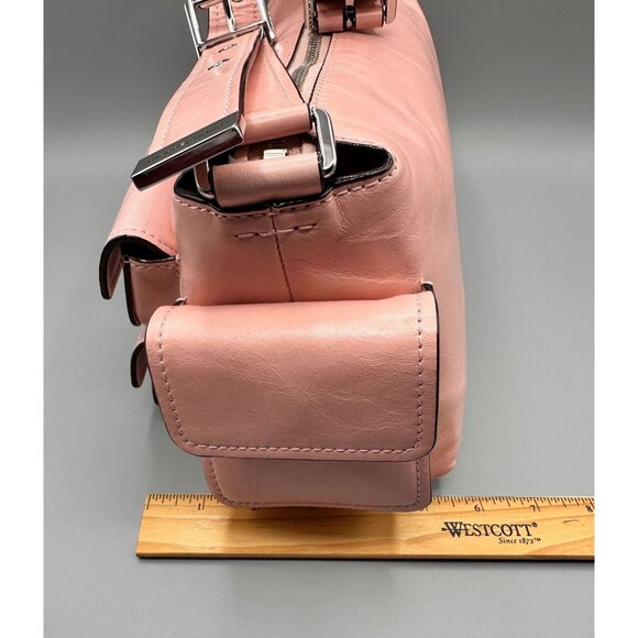 Michael Kors Dakota Medium Pocket Shoulder Crossbody Smokey Rose Leather NWT - Picture 16 of 16